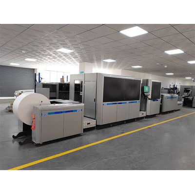 High-Accuracy CMYK InkJet Web Printer with 650mm Width and 600x600dpi/2bit600x1200dpi/2bit Resolution