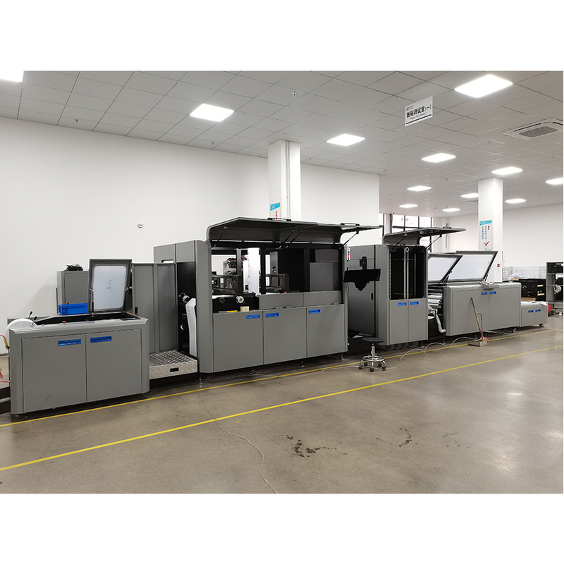 High Speed Rotary Digital Inkjet Printer for POD Books with 14800*3900*2000mm Dimensions and 5 Years Warranty